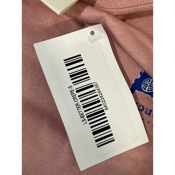 Simply Southern Collection Long Sleeve "Better‎ Days Ahead" T-Shirt Pink, Small - Picture 7 of 8